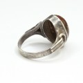 RAR : vechi inel tuareg. pietersit & argint. Namibia